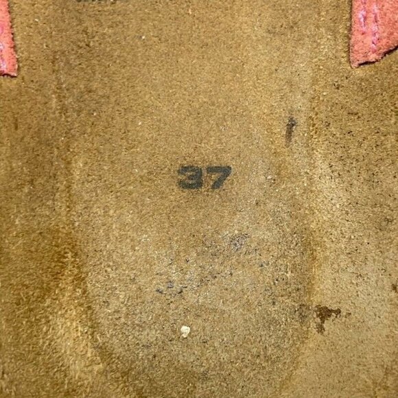 Uriel T-Strap Soft Footbed Sandals Red Leather 7 - Picture 9 of 9